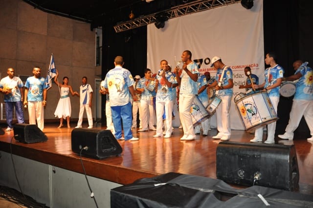 A Beija-Flor encantou os participantes do Muticom no encerramento do evento (foto: Rodrigo Eneas/CNBB) MuticomRJBeijaFlor