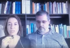O casal, Renata Lagrotta Franco e Francis Franco, residente em Campinas (SP)