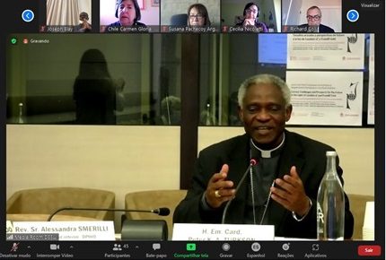 Abertura feita no encontro das Comissões Justiça e Paz no dia 18/11, pelo cardeal Peter Turkson. Crédito: Daniel Seidel/ Arquivo CBJP Abertura feita no encontro das Comissões Justiça e Paz no dia 18/11, pelo cardeal Peter Turkson. Crédito: Daniel Seidel/ Arquivo CBJP