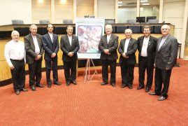 Bispos presentes na Sessão Especial. Foto: Franklin Machado/CNBB Sul 4