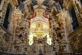 Foto: Divulgação|Igreja Nossa Senhora da Assunção em Anchieta (ES)|Altar em Ouro - Igreja de Santa Efigênia - Ouro Preto - Minas Gerais - Brasil
