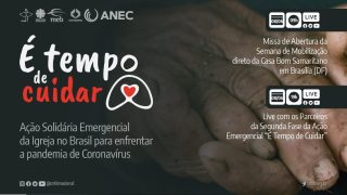 Arte missa e live É Tempo de Cuidar fase 2