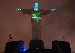 Cristo Redentor e continentes
