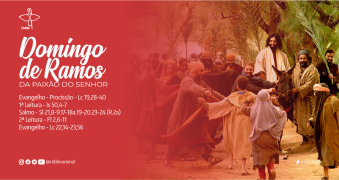 capa roteiro celebrar em família Domingo de Ramos
