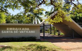 Faixada da Nunciatura Apostólica no Brasil