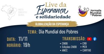 Live discute Dia Mundial dos Pobres