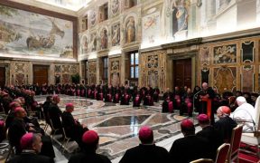 Novos bispos com Papa