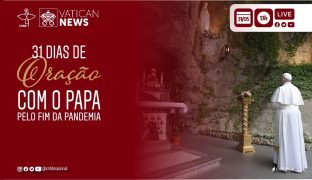 Oração do Papa nos Jardins do Vaticano