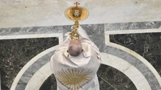 Papa Francisco na Missa de Corpus Christi em 2020 Vatican Media