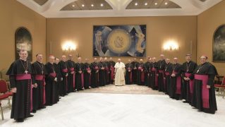 Papa com os bispos do RS