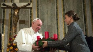 Papa velas do Advento