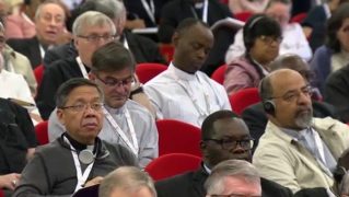 Participantes do Sínodo em Retiro