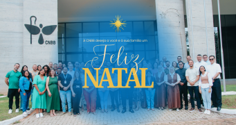 Post feliz natal mensagem fotográfico simples vermelho bege (550 x 290 px)