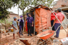 Reconstrução após chuvas BA