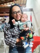 |Foto: Marcos Figueiredo|Claudia Rodrigues e o neto Rui. Foto: arquivo pessoal