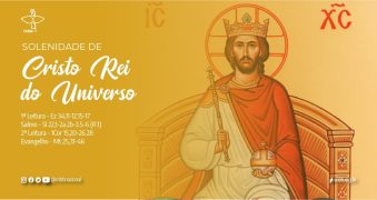 capa celebrar em família Cristo Rei do Universo