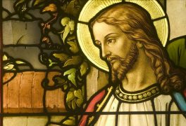 Stained Glass Depicting Jesus Christ March 4