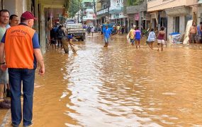 Chuvas no sul do Espírito Santo deixaram ruas alagadas e famílias desabrigadas | Foto: Governo do Espírito Santo
